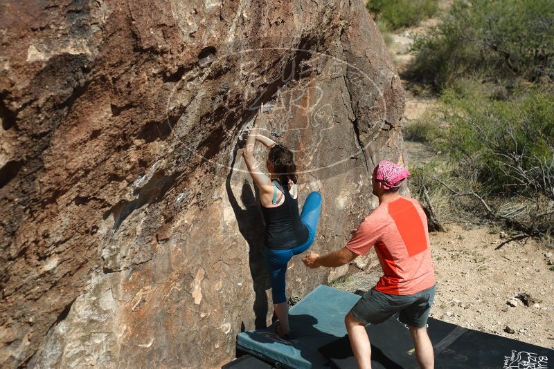 Bouldering in Hueco Tanks on 06/23/2019 with Blue Lizard Climbing and Yoga

Filename: SRM_20190623_1640000.jpg
Aperture: f/4.0
Shutter Speed: 1/800
Body: Canon EOS-1D Mark II
Lens: Canon EF 50mm f/1.8 II