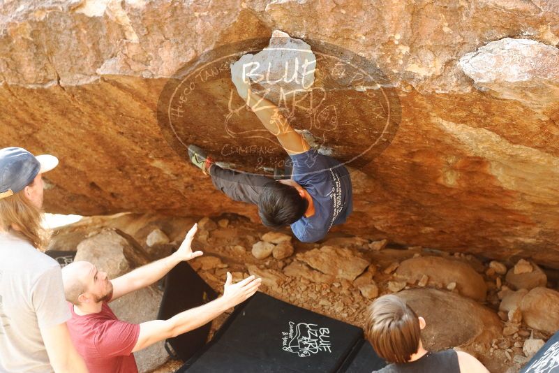 Bouldering in Hueco Tanks on 11/09/2019 with Blue Lizard Climbing and Yoga

Filename: SRM_20191109_1708330.jpg
Aperture: f/4.0
Shutter Speed: 1/250
Body: Canon EOS-1D Mark II
Lens: Canon EF 50mm f/1.8 II