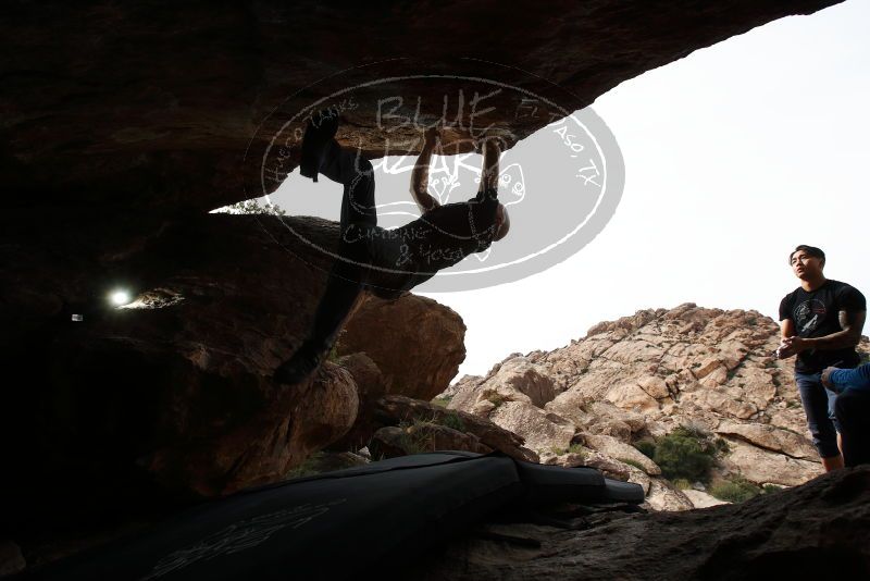 Bouldering in Hueco Tanks on 11/17/2019 with Blue Lizard Climbing and Yoga

Filename: SRM_20191117_1346430.jpg
Aperture: f/8.0
Shutter Speed: 1/200
Body: Canon EOS-1D Mark II
Lens: Canon EF 16-35mm f/2.8 L