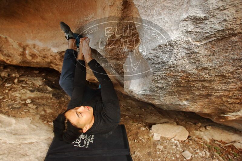 Bouldering in Hueco Tanks on 11/17/2019 with Blue Lizard Climbing and Yoga

Filename: SRM_20191117_1718330.jpg
Aperture: f/5.0
Shutter Speed: 1/250
Body: Canon EOS-1D Mark II
Lens: Canon EF 16-35mm f/2.8 L