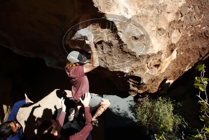 Bouldering in Hueco Tanks on 11/16/2019 with Blue Lizard Climbing and Yoga

Filename: SRM_20191116_1239330.jpg
Aperture: f/8.0
Shutter Speed: 1/1000
Body: Canon EOS-1D Mark II
Lens: Canon EF 16-35mm f/2.8 L