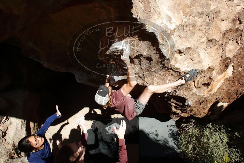 Bouldering in Hueco Tanks on 11/16/2019 with Blue Lizard Climbing and Yoga

Filename: SRM_20191116_1239380.jpg
Aperture: f/8.0
Shutter Speed: 1/1000
Body: Canon EOS-1D Mark II
Lens: Canon EF 16-35mm f/2.8 L