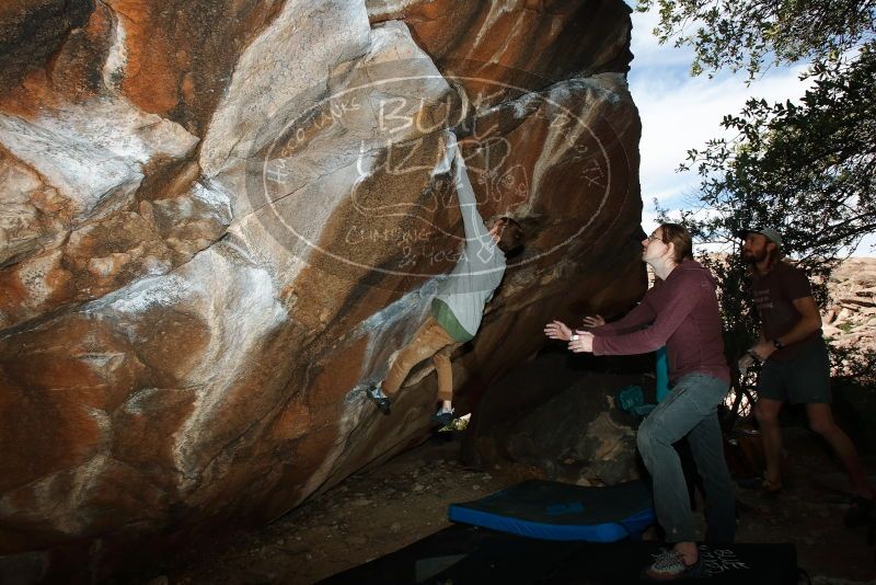 Bouldering in Hueco Tanks on 11/16/2019 with Blue Lizard Climbing and Yoga

Filename: SRM_20191116_1357580.jpg
Aperture: f/8.0
Shutter Speed: 1/250
Body: Canon EOS-1D Mark II
Lens: Canon EF 16-35mm f/2.8 L