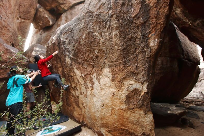 Bouldering in Hueco Tanks on 11/16/2019 with Blue Lizard Climbing and Yoga

Filename: SRM_20191116_1429520.jpg
Aperture: f/5.6
Shutter Speed: 1/200
Body: Canon EOS-1D Mark II
Lens: Canon EF 16-35mm f/2.8 L