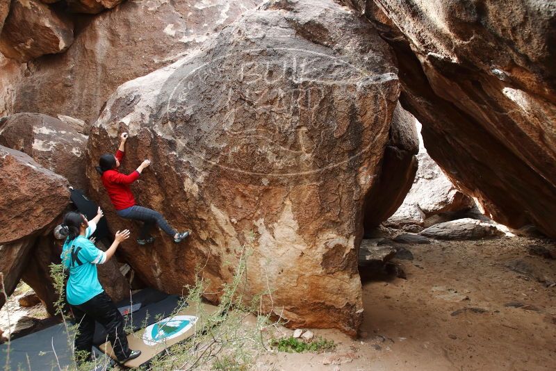 Bouldering in Hueco Tanks on 11/16/2019 with Blue Lizard Climbing and Yoga

Filename: SRM_20191116_1432400.jpg
Aperture: f/5.6
Shutter Speed: 1/250
Body: Canon EOS-1D Mark II
Lens: Canon EF 16-35mm f/2.8 L