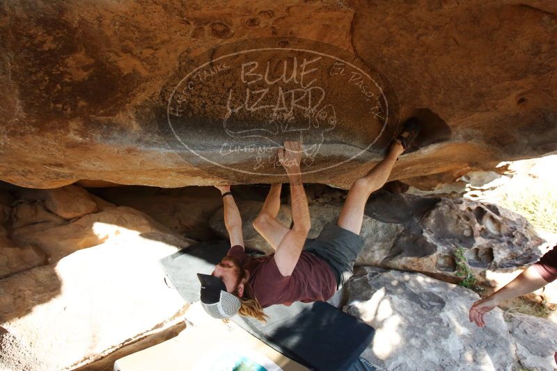 Bouldering in Hueco Tanks on 11/16/2019 with Blue Lizard Climbing and Yoga

Filename: SRM_20191116_1559100.jpg
Aperture: f/5.6
Shutter Speed: 1/320
Body: Canon EOS-1D Mark II
Lens: Canon EF 16-35mm f/2.8 L