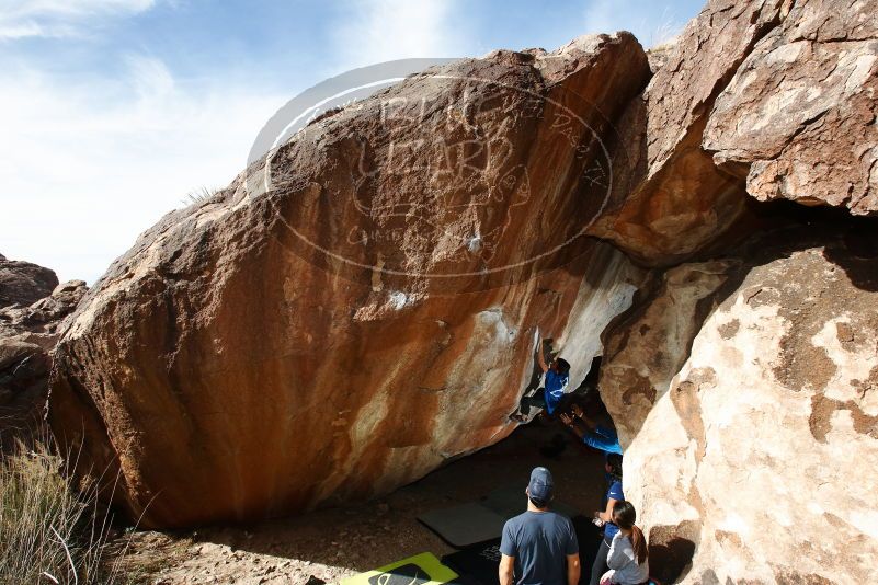 Bouldering in Hueco Tanks on 11/24/2019 with Blue Lizard Climbing and Yoga

Filename: SRM_20191124_1422370.jpg
Aperture: f/8.0
Shutter Speed: 1/250
Body: Canon EOS-1D Mark II
Lens: Canon EF 16-35mm f/2.8 L