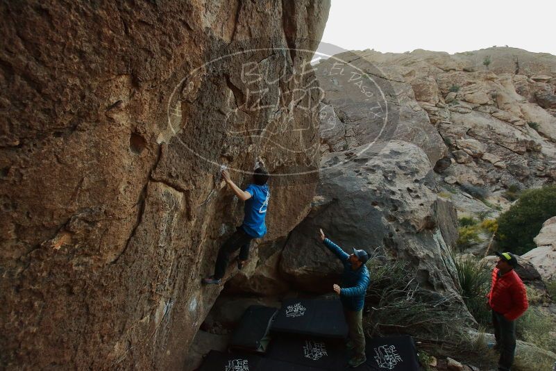 Bouldering in Hueco Tanks on 11/24/2019 with Blue Lizard Climbing and Yoga

Filename: SRM_20191124_1739000.jpg
Aperture: f/5.6
Shutter Speed: 1/200
Body: Canon EOS-1D Mark II
Lens: Canon EF 16-35mm f/2.8 L