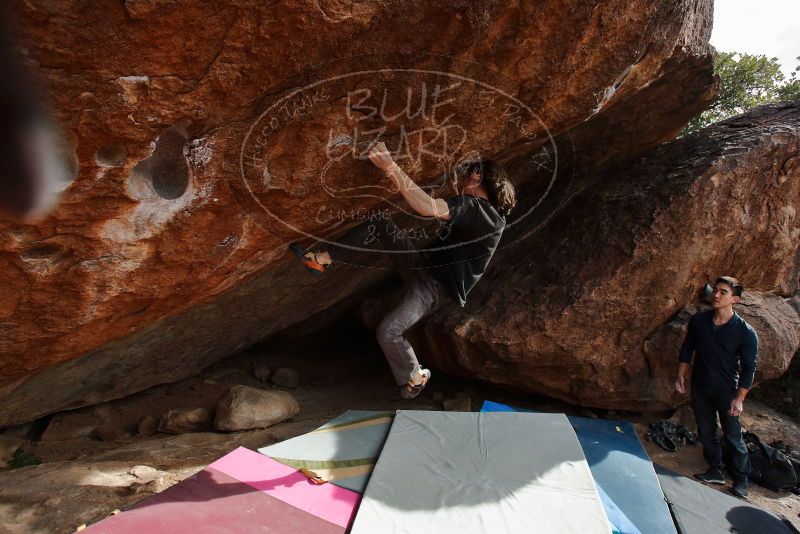 Bouldering in Hueco Tanks on 11/25/2019 with Blue Lizard Climbing and Yoga

Filename: SRM_20191125_1524240.jpg
Aperture: f/5.0
Shutter Speed: 1/320
Body: Canon EOS-1D Mark II
Lens: Canon EF 16-35mm f/2.8 L