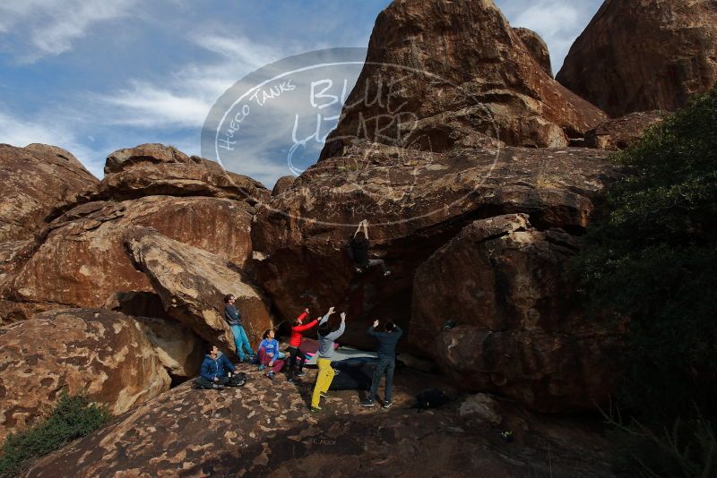 Bouldering in Hueco Tanks on 11/25/2019 with Blue Lizard Climbing and Yoga

Filename: SRM_20191125_1536050.jpg
Aperture: f/9.0
Shutter Speed: 1/320
Body: Canon EOS-1D Mark II
Lens: Canon EF 16-35mm f/2.8 L