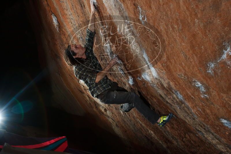 Bouldering in Hueco Tanks on 11/25/2019 with Blue Lizard Climbing and Yoga

Filename: SRM_20191125_1754140.jpg
Aperture: f/8.0
Shutter Speed: 1/250
Body: Canon EOS-1D Mark II
Lens: Canon EF 16-35mm f/2.8 L