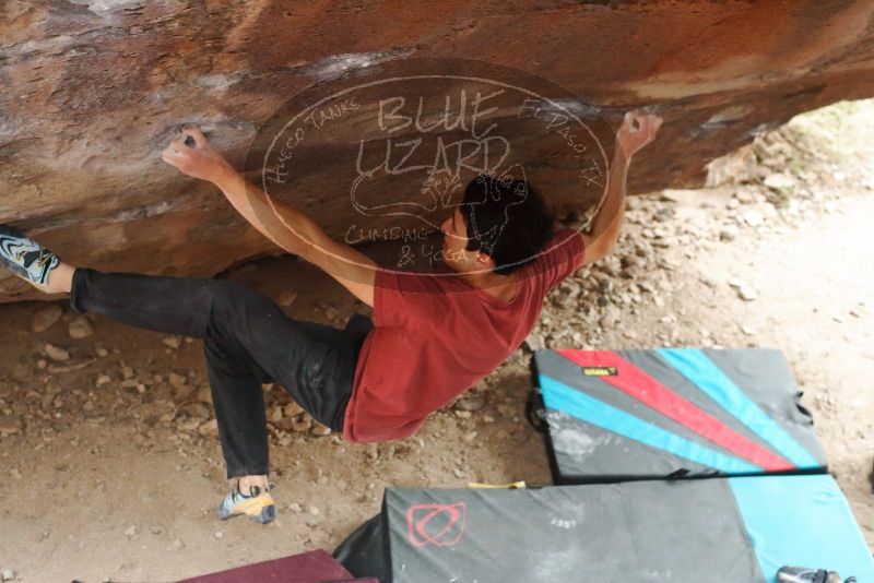 Bouldering in Hueco Tanks on 11/25/2019 with Blue Lizard Climbing and Yoga

Filename: SRM_20191125_1258260.jpg
Aperture: f/4.0
Shutter Speed: 1/320
Body: Canon EOS-1D Mark II
Lens: Canon EF 50mm f/1.8 II