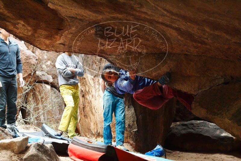 Bouldering in Hueco Tanks on 11/25/2019 with Blue Lizard Climbing and Yoga

Filename: SRM_20191125_1343010.jpg
Aperture: f/5.0
Shutter Speed: 1/320
Body: Canon EOS-1D Mark II
Lens: Canon EF 50mm f/1.8 II