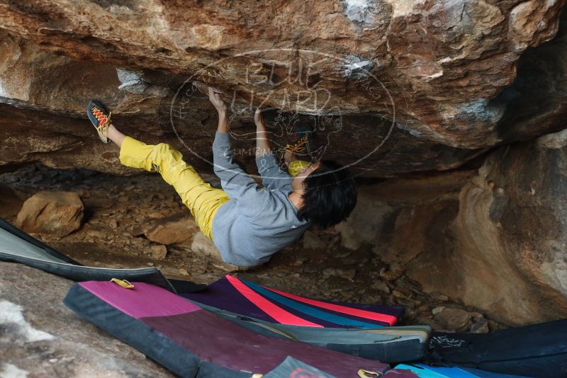 Bouldering in Hueco Tanks on 11/25/2019 with Blue Lizard Climbing and Yoga

Filename: SRM_20191125_1623230.jpg
Aperture: f/3.2
Shutter Speed: 1/320
Body: Canon EOS-1D Mark II
Lens: Canon EF 50mm f/1.8 II