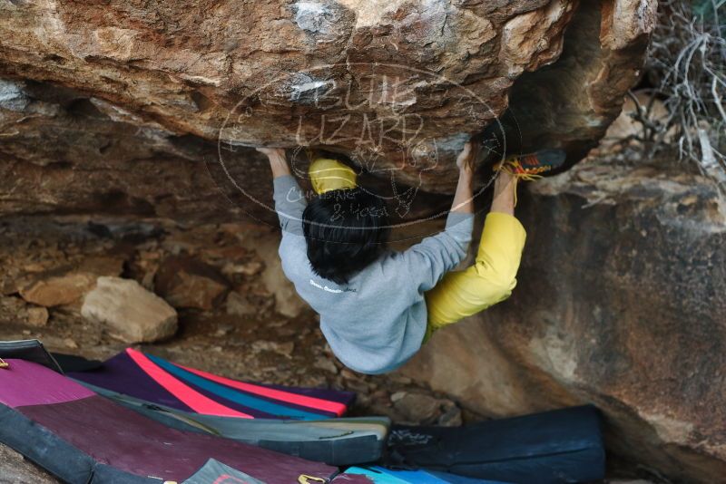 Bouldering in Hueco Tanks on 11/25/2019 with Blue Lizard Climbing and Yoga

Filename: SRM_20191125_1623420.jpg
Aperture: f/3.2
Shutter Speed: 1/320
Body: Canon EOS-1D Mark II
Lens: Canon EF 50mm f/1.8 II