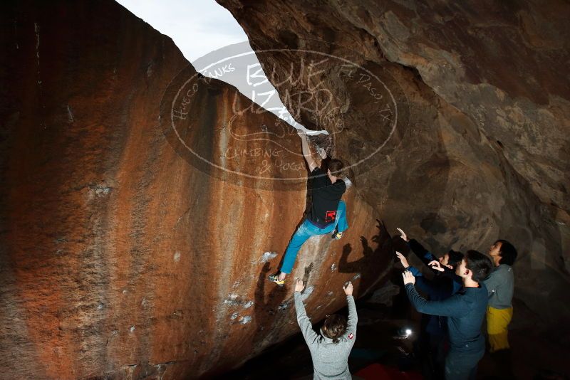 Bouldering in Hueco Tanks on 11/25/2019 with Blue Lizard Climbing and Yoga

Filename: SRM_20191125_1729290.jpg
Aperture: f/7.1
Shutter Speed: 1/250
Body: Canon EOS-1D Mark II
Lens: Canon EF 16-35mm f/2.8 L