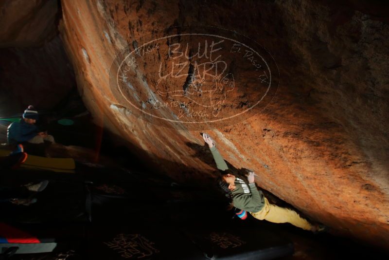 Bouldering in Hueco Tanks on 11/26/2019 with Blue Lizard Climbing and Yoga

Filename: SRM_20191126_1418340.jpg
Aperture: f/7.1
Shutter Speed: 1/250
Body: Canon EOS-1D Mark II
Lens: Canon EF 16-35mm f/2.8 L