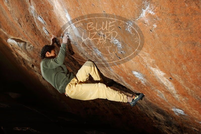 Bouldering in Hueco Tanks on 11/26/2019 with Blue Lizard Climbing and Yoga

Filename: SRM_20191126_1426090.jpg
Aperture: f/7.1
Shutter Speed: 1/250
Body: Canon EOS-1D Mark II
Lens: Canon EF 16-35mm f/2.8 L