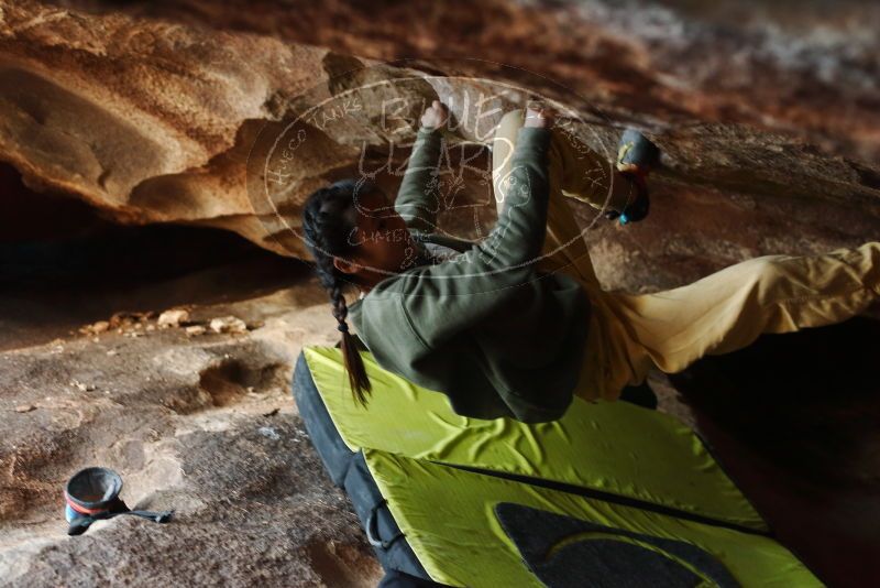 Bouldering in Hueco Tanks on 11/26/2019 with Blue Lizard Climbing and Yoga

Filename: SRM_20191126_1626300.jpg
Aperture: f/3.2
Shutter Speed: 1/250
Body: Canon EOS-1D Mark II
Lens: Canon EF 50mm f/1.8 II