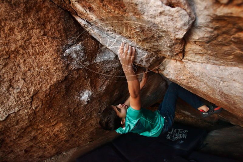 Bouldering in Hueco Tanks on 11/26/2019 with Blue Lizard Climbing and Yoga

Filename: SRM_20191126_1736421.jpg
Aperture: f/3.5
Shutter Speed: 1/250
Body: Canon EOS-1D Mark II
Lens: Canon EF 16-35mm f/2.8 L