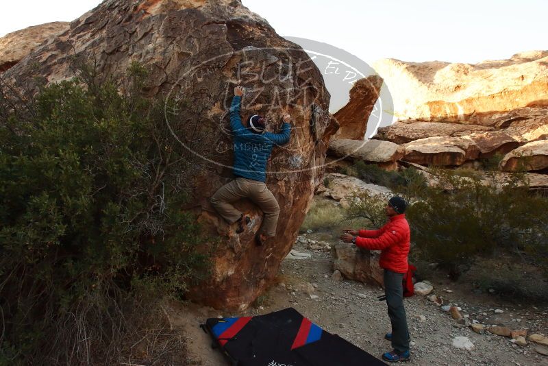 Bouldering in Hueco Tanks on 11/26/2019 with Blue Lizard Climbing and Yoga

Filename: SRM_20191126_1741210.jpg
Aperture: f/6.3
Shutter Speed: 1/250
Body: Canon EOS-1D Mark II
Lens: Canon EF 16-35mm f/2.8 L