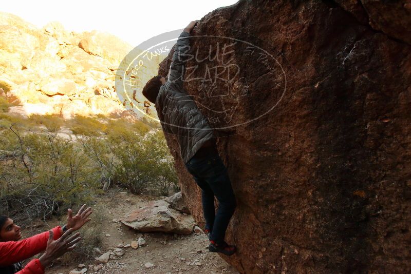 Bouldering in Hueco Tanks on 11/26/2019 with Blue Lizard Climbing and Yoga

Filename: SRM_20191126_1751131.jpg
Aperture: f/5.0
Shutter Speed: 1/250
Body: Canon EOS-1D Mark II
Lens: Canon EF 16-35mm f/2.8 L