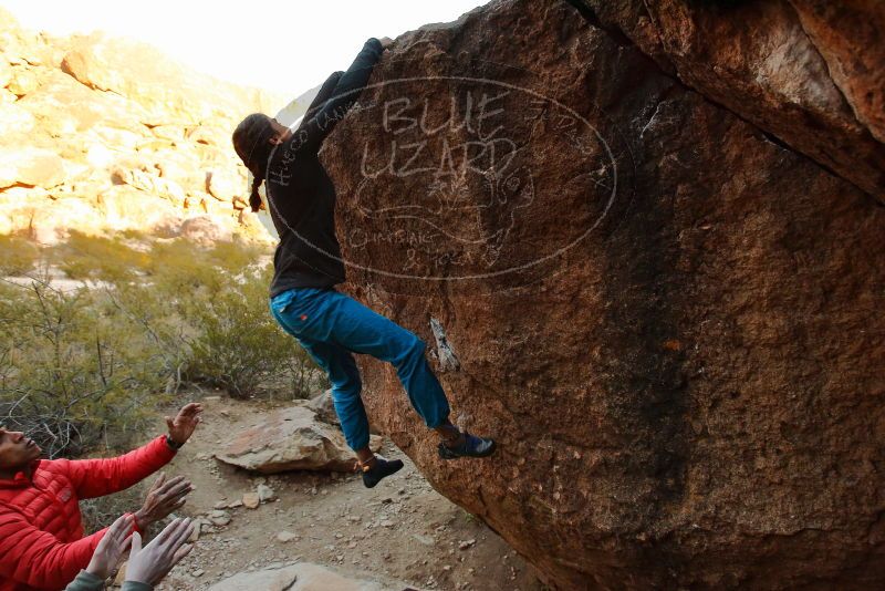 Bouldering in Hueco Tanks on 11/26/2019 with Blue Lizard Climbing and Yoga

Filename: SRM_20191126_1752230.jpg
Aperture: f/4.5
Shutter Speed: 1/250
Body: Canon EOS-1D Mark II
Lens: Canon EF 16-35mm f/2.8 L