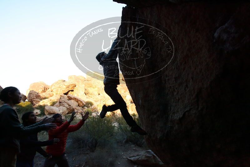 Bouldering in Hueco Tanks on 11/26/2019 with Blue Lizard Climbing and Yoga

Filename: SRM_20191126_1752441.jpg
Aperture: f/7.1
Shutter Speed: 1/250
Body: Canon EOS-1D Mark II
Lens: Canon EF 16-35mm f/2.8 L