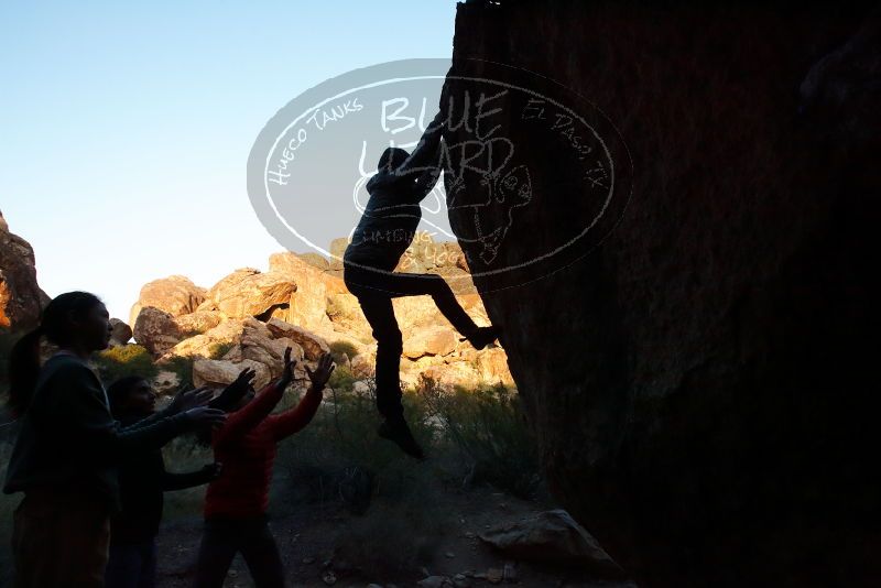 Bouldering in Hueco Tanks on 11/26/2019 with Blue Lizard Climbing and Yoga

Filename: SRM_20191126_1752450.jpg
Aperture: f/9.0
Shutter Speed: 1/250
Body: Canon EOS-1D Mark II
Lens: Canon EF 16-35mm f/2.8 L