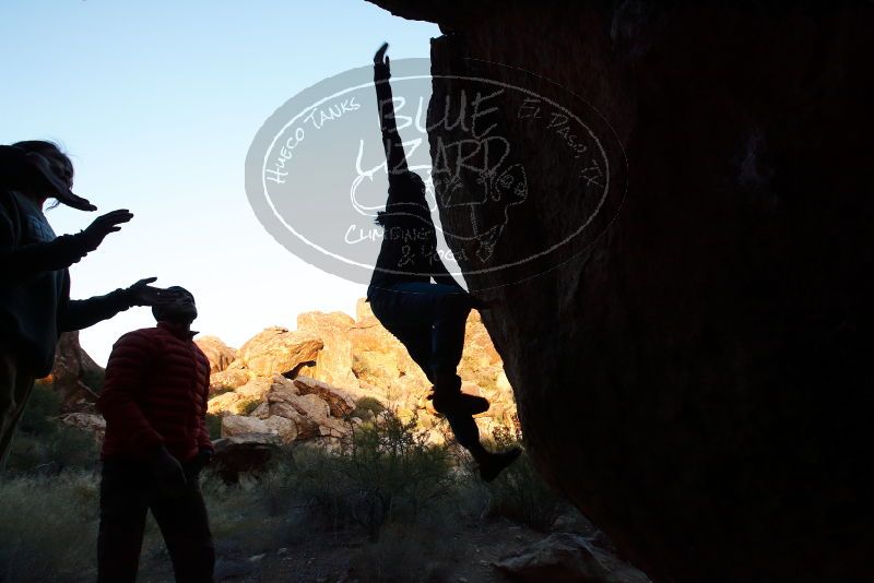 Bouldering in Hueco Tanks on 11/26/2019 with Blue Lizard Climbing and Yoga

Filename: SRM_20191126_1754131.jpg
Aperture: f/7.1
Shutter Speed: 1/250
Body: Canon EOS-1D Mark II
Lens: Canon EF 16-35mm f/2.8 L