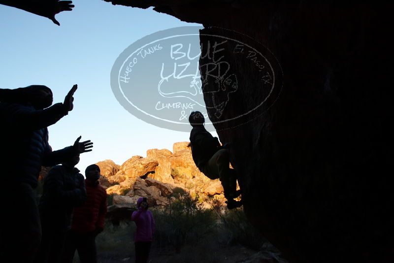 Bouldering in Hueco Tanks on 11/26/2019 with Blue Lizard Climbing and Yoga

Filename: SRM_20191126_1755080.jpg
Aperture: f/8.0
Shutter Speed: 1/250
Body: Canon EOS-1D Mark II
Lens: Canon EF 16-35mm f/2.8 L