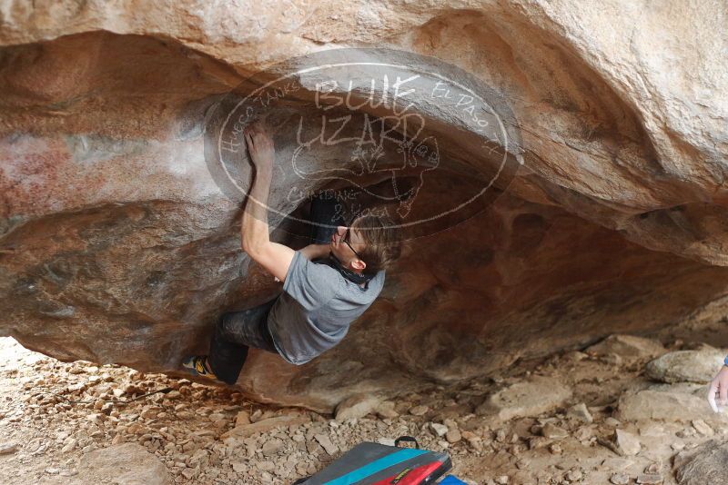 Bouldering in Hueco Tanks on 11/27/2019 with Blue Lizard Climbing and Yoga

Filename: SRM_20191127_1120460.jpg
Aperture: f/3.2
Shutter Speed: 1/320
Body: Canon EOS-1D Mark II
Lens: Canon EF 50mm f/1.8 II