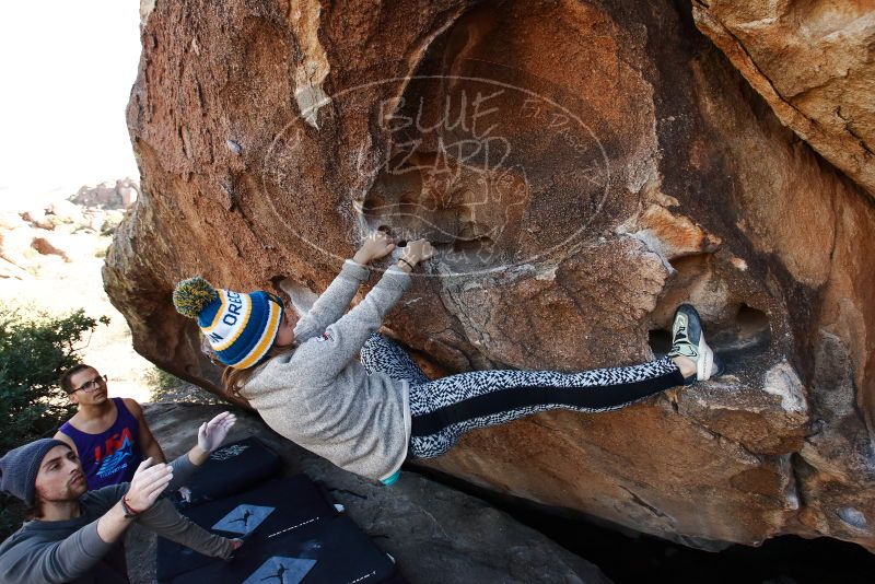 Bouldering in Hueco Tanks on 11/29/2019 with Blue Lizard Climbing and Yoga

Filename: SRM_20191129_1500000.jpg
Aperture: f/5.6
Shutter Speed: 1/250
Body: Canon EOS-1D Mark II
Lens: Canon EF 16-35mm f/2.8 L