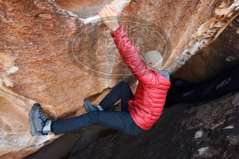 Bouldering in Hueco Tanks on 11/30/2019 with Blue Lizard Climbing and Yoga

Filename: SRM_20191130_1019390.jpg
Aperture: f/5.6
Shutter Speed: 1/250
Body: Canon EOS-1D Mark II
Lens: Canon EF 16-35mm f/2.8 L