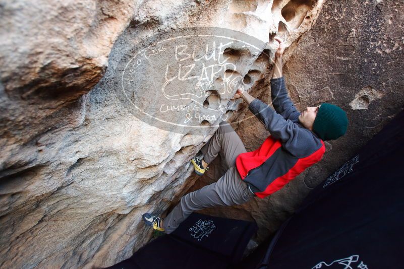 Bouldering in Hueco Tanks on 11/30/2019 with Blue Lizard Climbing and Yoga

Filename: SRM_20191130_1023060.jpg
Aperture: f/3.2
Shutter Speed: 1/250
Body: Canon EOS-1D Mark II
Lens: Canon EF 16-35mm f/2.8 L