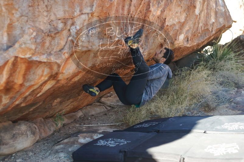 Bouldering in Hueco Tanks on 11/30/2019 with Blue Lizard Climbing and Yoga

Filename: SRM_20191130_1502520.jpg
Aperture: f/2.8
Shutter Speed: 1/500
Body: Canon EOS-1D Mark II
Lens: Canon EF 50mm f/1.8 II