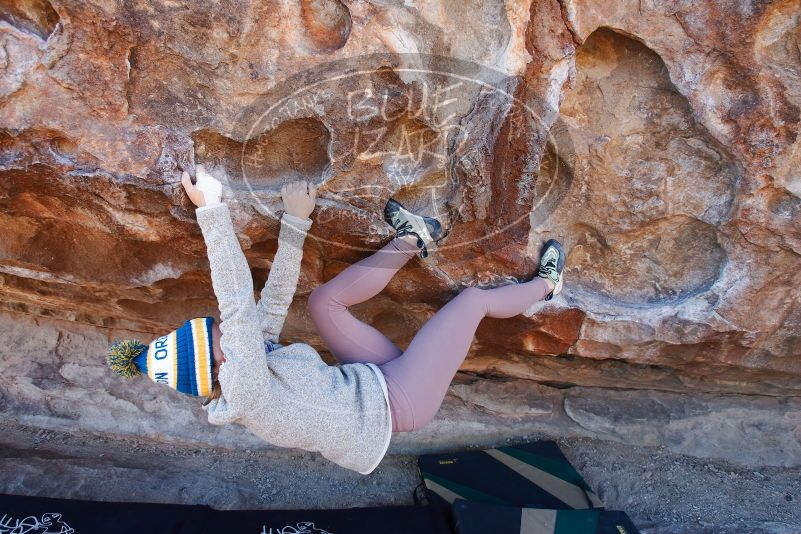 Bouldering in Hueco Tanks on 11/30/2019 with Blue Lizard Climbing and Yoga

Filename: SRM_20191130_1555520.jpg
Aperture: f/5.0
Shutter Speed: 1/250
Body: Canon EOS-1D Mark II
Lens: Canon EF 16-35mm f/2.8 L