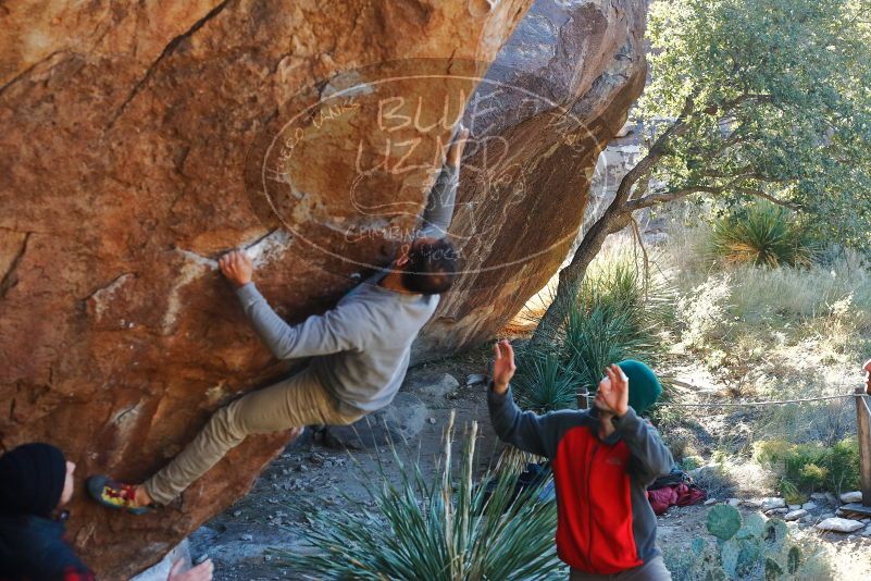 Bouldering in Hueco Tanks on 11/30/2019 with Blue Lizard Climbing and Yoga

Filename: SRM_20191130_1620420.jpg
Aperture: f/4.5
Shutter Speed: 1/250
Body: Canon EOS-1D Mark II
Lens: Canon EF 50mm f/1.8 II