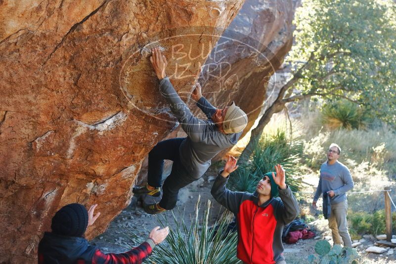 Bouldering in Hueco Tanks on 11/30/2019 with Blue Lizard Climbing and Yoga

Filename: SRM_20191130_1623570.jpg
Aperture: f/4.0
Shutter Speed: 1/250
Body: Canon EOS-1D Mark II
Lens: Canon EF 50mm f/1.8 II