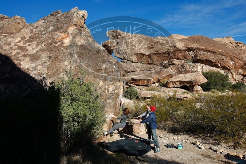 Bouldering in Hueco Tanks on 12/06/2019 with Blue Lizard Climbing and Yoga

Filename: SRM_20191206_1008020.jpg
Aperture: f/5.6
Shutter Speed: 1/640
Body: Canon EOS-1D Mark II
Lens: Canon EF 16-35mm f/2.8 L