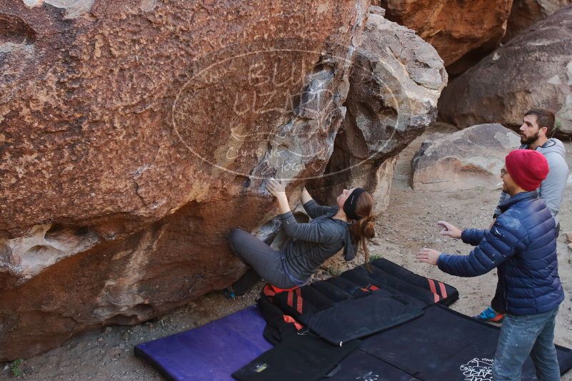 Bouldering in Hueco Tanks on 12/06/2019 with Blue Lizard Climbing and Yoga

Filename: SRM_20191206_1022290.jpg
Aperture: f/5.0
Shutter Speed: 1/250
Body: Canon EOS-1D Mark II
Lens: Canon EF 16-35mm f/2.8 L