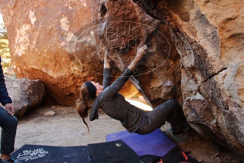 Bouldering in Hueco Tanks on 12/06/2019 with Blue Lizard Climbing and Yoga

Filename: SRM_20191206_1025310.jpg
Aperture: f/4.0
Shutter Speed: 1/250
Body: Canon EOS-1D Mark II
Lens: Canon EF 16-35mm f/2.8 L