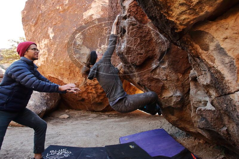 Bouldering in Hueco Tanks on 12/06/2019 with Blue Lizard Climbing and Yoga

Filename: SRM_20191206_1025410.jpg
Aperture: f/4.0
Shutter Speed: 1/250
Body: Canon EOS-1D Mark II
Lens: Canon EF 16-35mm f/2.8 L