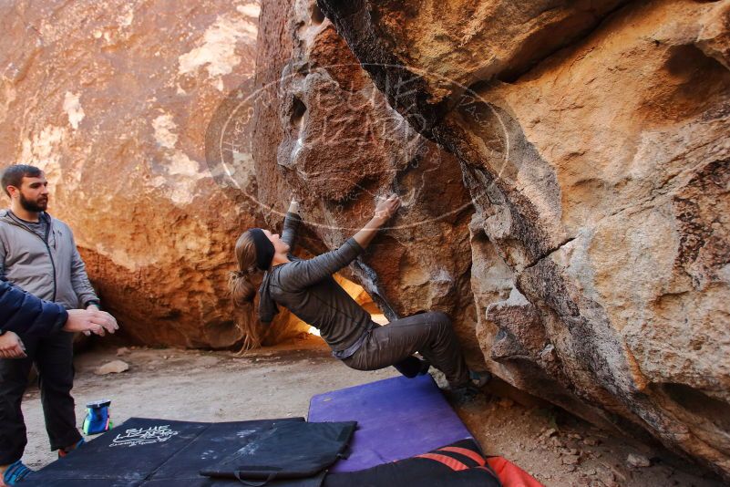 Bouldering in Hueco Tanks on 12/06/2019 with Blue Lizard Climbing and Yoga

Filename: SRM_20191206_1034260.jpg
Aperture: f/4.0
Shutter Speed: 1/250
Body: Canon EOS-1D Mark II
Lens: Canon EF 16-35mm f/2.8 L