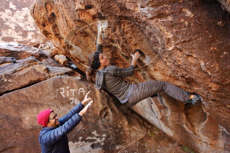 Bouldering in Hueco Tanks on 12/06/2019 with Blue Lizard Climbing and Yoga

Filename: SRM_20191206_1043480.jpg
Aperture: f/4.5
Shutter Speed: 1/250
Body: Canon EOS-1D Mark II
Lens: Canon EF 16-35mm f/2.8 L