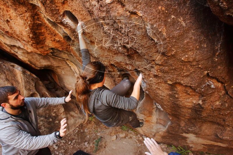 Bouldering in Hueco Tanks on 12/06/2019 with Blue Lizard Climbing and Yoga

Filename: SRM_20191206_1105410.jpg
Aperture: f/4.5
Shutter Speed: 1/250
Body: Canon EOS-1D Mark II
Lens: Canon EF 16-35mm f/2.8 L