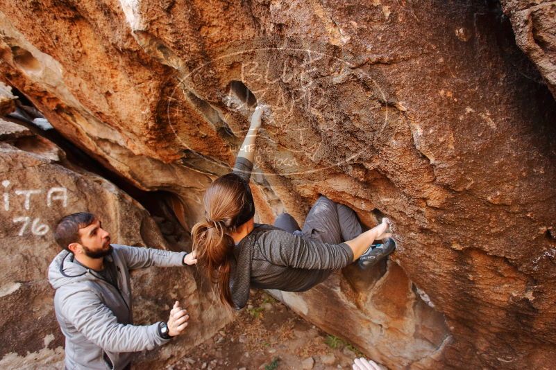 Bouldering in Hueco Tanks on 12/06/2019 with Blue Lizard Climbing and Yoga

Filename: SRM_20191206_1105430.jpg
Aperture: f/4.5
Shutter Speed: 1/250
Body: Canon EOS-1D Mark II
Lens: Canon EF 16-35mm f/2.8 L