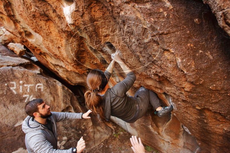 Bouldering in Hueco Tanks on 12/06/2019 with Blue Lizard Climbing and Yoga

Filename: SRM_20191206_1105440.jpg
Aperture: f/4.5
Shutter Speed: 1/250
Body: Canon EOS-1D Mark II
Lens: Canon EF 16-35mm f/2.8 L