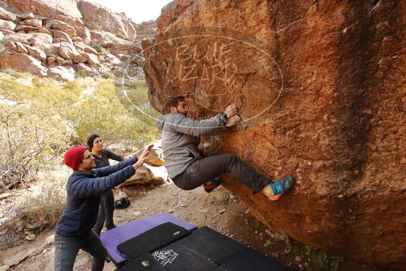 Bouldering in Hueco Tanks on 12/06/2019 with Blue Lizard Climbing and Yoga

Filename: SRM_20191206_1130260.jpg
Aperture: f/8.0
Shutter Speed: 1/250
Body: Canon EOS-1D Mark II
Lens: Canon EF 16-35mm f/2.8 L