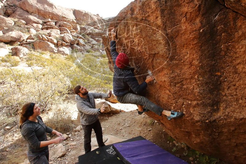 Bouldering in Hueco Tanks on 12/06/2019 with Blue Lizard Climbing and Yoga

Filename: SRM_20191206_1139540.jpg
Aperture: f/7.1
Shutter Speed: 1/250
Body: Canon EOS-1D Mark II
Lens: Canon EF 16-35mm f/2.8 L